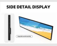 Premium Ultra-Wide 24 28 38 48 Zoll Gestrecktes Bar-LCD-Display Wandmontiertes Regalrand Digitales Werbemonitor-System