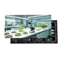 Mur vidéo LED coulissant entièrement automatique pour intérieur, haute définition, couleur intégrale, pour salle d'exposition