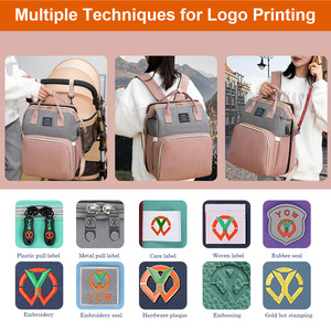 <span class=keywords><strong>Sac</strong></span> à <span class=keywords><strong>dos</strong></span> à langer grande capacité 4-en-1 avec matelas à langer et organiseur, port USB intégré, pour mamans et papas - Product Image 6