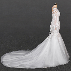 TEENYEE Nouveautés Tulle Cathédrale Train Russe Mariées Robe De Mariée Robes De Mariée Vestidos De Novia Elegante pour Mariage - Product Image 5