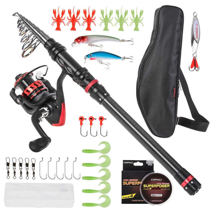 carp fishing cane pole Amazon.com: SUNESA Poles Telescopic Fishing Rod T800 Carbon Fiber Tele Spinning Rods 4.0lb Power Noctilucent Hard 3.9m Telescopic Fishing Rod : Sports & Outdoors style telescopic pole is perfect for light Portable Telescopic Fishing Rod Fishing