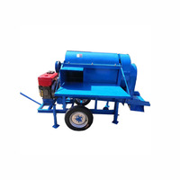 Machine à battre les céréales à haute efficacité, machine à battre multifonctionnelle pour les cultures, équipement de récolte pour les fermes agricoles