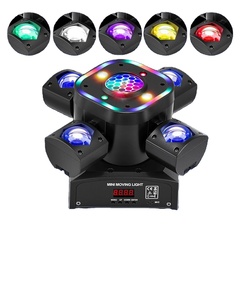 Nueva Luz LED para Escenario Hengyu 2026, DMX512 de 18 Canales, Activación por Sonido, Funcionamiento Automático, Maestro/Esclavo, Portátil, Amarillo RGB, para DJ, Bodas, Fiestas, KTV, Bar - Product Image 2