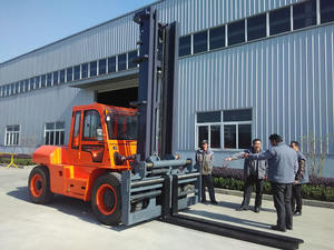 Промышленный вилочный подъемник, автоматический б/у вилочный погрузчик грузоподъемностью 12 тонн с боковым переключением - Product Image 2