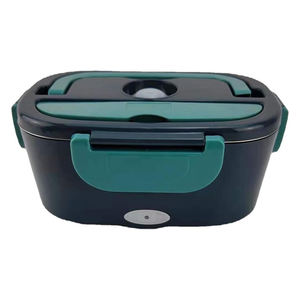 Chauffe-plat portable 110V/220V avec récipient en acier inoxydable amovible, boîte à lunch électrique pour voiture et maison - Product Image 2