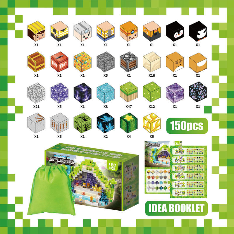 บล็อกแม่เหล็ก2.0ซม. 100ชิ้น