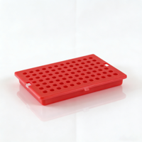 Boîte de rangement professionnelle OEM pour pointes de pipette, anti-fuite, standard, grande capacité, 96 puits, avec couvercle sécurisé, pour fournitures de laboratoire