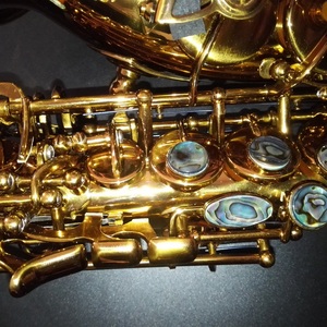 Saxophone soprano courbé en Sib, surface en mi foncé, coussinets <span class=keywords><strong>Pisoni</strong></span> - Product Image 4