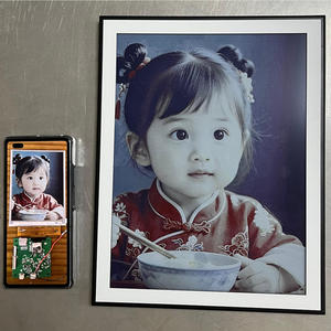 Cadre photo numérique grand format 13,3 pouces avec écran LCD résistif Spectra 6, affichage couleur électronique, CMS basé sur le cloud, SDK - Product Image 1