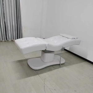 DM Adjustable 3 Motors <b>Electric</b> Facial Bed Stain Resistant Leather For Spa Skincare - Product Image 6