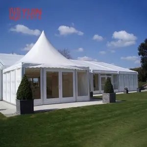 Tenda kanopi pesta pernikahan, tenda mewah 3x3m 5x5m 6x6m 8x8m luar ruangan untuk acara pameran dagang