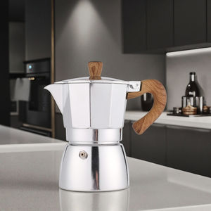 Cafetière italienne classique 3 tasses pour espresso, cafetière portable express, <span class=keywords><strong>percolateur</strong></span> pour café cubain à usage professionnel - Product Image 1