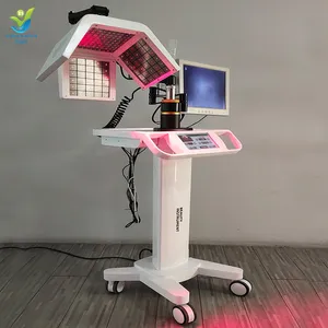 Diode Laser pertumbuhan rambut 650nm, mesin penumbuh rambut, Laser LED PDT Anti rambut rontok dengan terapi lampu merah