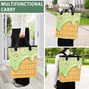 Sac à dos isotherme grande capacité 30L, design personnalisé Hawaï, pour le déjeuner, les courses, la livraison de nourriture, les voyages, la plage et les pique-niques - Product Image 6