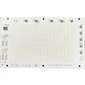 Harga grosir disesuaikan 6000K 220V 100W AC tanpa driver DOB SMD Daya LED aluminium PCB produsen