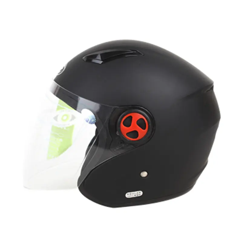 Casco de motocicleta aprobado por DOT FMVSS 218 cascos de seguridad de media cara
