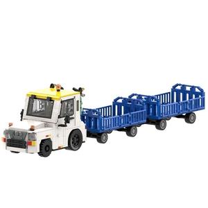 OEM Wholesale 941PCS <b>Airport</b> Luggage Cart Model ABS Building Blocks Educational Children's <b>Toys</b> for Adults Birthday Gift Lock - Product Image 5