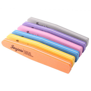 Kim Cương Hình Hai Mặt Móng Tay Đệm Cá Nhân Grit Miếng Bọt Biển Dải Cho Làm Móng Tay Làm Đẹp Có Thể Giặt Dùng Một Lần Móng Tay Tập Tin Công Cụ - Product Image 1