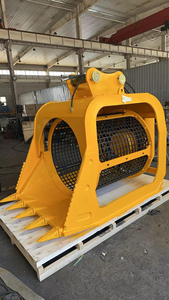 Customized Mesh Size Factory Hydraulic <b>Rotary</b> <b>Screening</b> <b>Bucket</b> for 5-50 Ton <b>Excavators</b> Gh Brand Shandong China 1 Year Warranty - Product Image 3