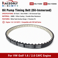 Dây curoa bơm dầu RACEORLY 03L115264 59T 9mm HNBR cho xe VW Beetle Amarok Golf 1.6 2.0 TDI CAYC CNEA