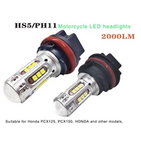 Phare LED de moto, BA15S/HS5/PH11/BA20D /BA20D/ H4 /P45T /P15S/ P26S/P15D/BA21S/ BA20S /P36D/P36D/BAX15D