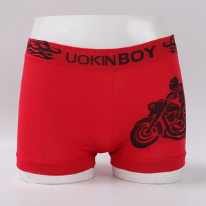 กางเกงชั้นในเด็กผู้ชาย อายุ 10-14 ปี ยี่ห้อ UOKIN รุ่น Happy Kids กางเกงในไร้ตะเข็บ ผลิตจากโพลีเอไมด์ ขายส่งยกโหล - Product Image 5