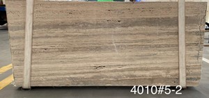 Venta al por mayor de fábrica, losa de travertino pulido moderno, azulejos de piedra natural a prueba de agua para Villa, Hotel, paredes, pisos, carril - Product Image 2