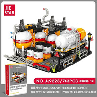 JIESTAR JJ9014 JJ9016 Blocs de construction modulaires pour usine chimique, station de stockage et de chargement de gaz industriel, modèle personnalisable avec logo, vente en gros