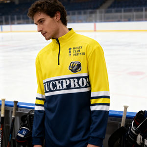 Chaquetas con Capucha de Hockey Personalizadas con Estampado de Transferencia de Calor, Camuflaje con Pedrería, Ecológicas, con Media Cremallera, Plegables, Hechas a Medida, OEM - Product Image 1