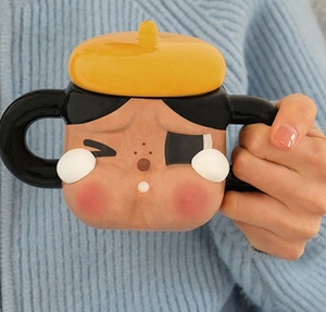 Pour POP MART mignon tasse à boire de la série Sad Club boîte aveugle tasse en céramique pour les cadeaux d'<span class=keywords><strong>anniversaire</strong></span> boîtes mystères - Product Image 3