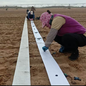 Tuyau plat pour ferme et jardin pour système <span class=keywords><strong>d</strong></span>'irrigation goutte à goutte <span class=keywords><strong>d</strong></span>'eau tuyau en toile plate compatible avec les serres pré-percées pour une utilisation facile - Product Image 5