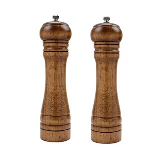 Molinillo de Sal/Pimienta de Madera Hecho a Mano al por Mayor, Molinillo de Sal/Pimienta de Madera Premium y Molinillo de Pimienta de Madera - Product Image 1