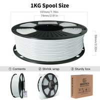 Filament d'impression 3D Geeetech US Warehouse, bobine de 1 kg, 1,75 mm, PLA effet marbre, 10 rouleaux