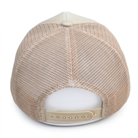 Casquette de camionneur à 5 panneaux, style hip-hop sportif, en toile polyester/coton avec maille, motif imprimé, pour activités de plein air, plage et pêche