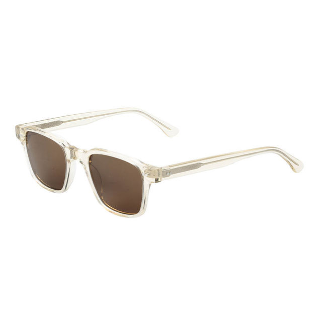 Designer Brand Retro Square Sunglasses with Polarized Acetate Lenses Luxury Retro Style Custom Logo Lenses in Purple Pink Frames