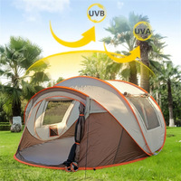 Nouvelle conception de tente pliante automatique, imperméable, pour le camping, grande capacité, pour la famille, robuste, portable, pour les touristes