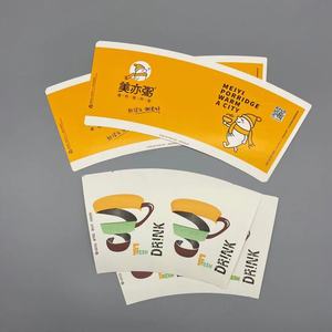 Vasos de Papel Reciclables Ecológicos de Grado Alimenticio con Recubrimiento de PE de Doble Pared de 12/10 Onzas con Logotipo Personalizado de Gran Volumen - Product Image 2