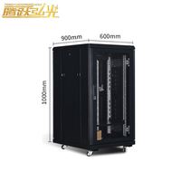 Kabinet Server TB 18U Dimensi Data 900*600*1000mm, Dapat Disesuaikan, dengan Kabinet Jaringan Tengah dari Baja Cold-Rolled yang Elegan