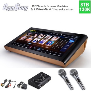 짐송 프로페셔널 휴대용 노래방 KTV 세트 머신 6TB 홈 시어터 시스템 19인치 정전식 터치스크린 듀얼 시스템 플레이어 - Product Image 6