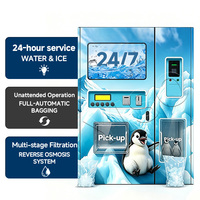 Distributeur automatique de glace et d'eau en sachets, certifié CE, directement de l'usine, compatible avec le paiement Nayax.