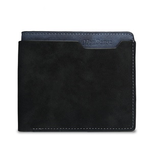Nouveau style de portefeuille court multifonctionnel, portefeuille en PU de qualité, décontracté et tendance, couleur unie, <span class=keywords><strong>porte</strong></span>-<span class=keywords><strong>monnaie</strong></span> pour hommes - Product Image 4
