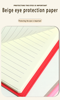 Vente en gros personnalisable A5 organisateur étudiant cahier remplaçable insérer couverture rigide en cuir souple couture reliure pour les étudiants