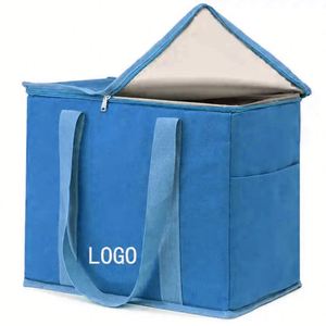 Wholesale Custom Cheap Promotional Reusable Eco-Friendly Aluminum Foil Picnic Grocery Folding Thermal Insulated Cooler Bags - Product Image 6