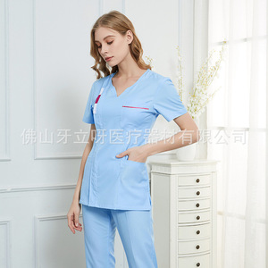 Uniformes dentaires, blouses blanches, uniformes de médecin, uniformes d'infirmière, ensembles à manches longues et courtes pour l'hiver et l'été, dentaire - Product Image 5