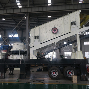 150 TPH bánh di động hàm Máy Nghiền tác động hình nón và thiết bị sàng lọc, thích hợp cho đá granit và quặng. - Product Image 6