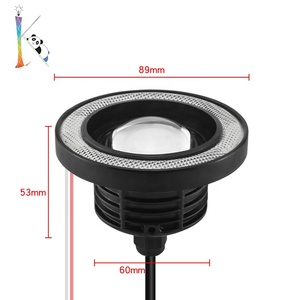 Luz Led antiniebla para coche y motocicleta, Ojos de Ángel Rgb de faro Universal, 2,5/3,0/3,5 pulgadas, Drl, 30w - Product Image 6