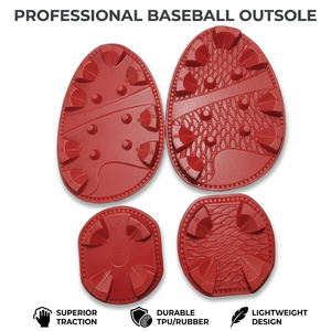 Semelle auto-adhésive en caoutchouc TPU de type divisé pour baseball et softball, semelle amovible antidérapante modifiée pour baskets - Product Image 4