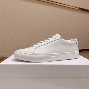 Zapatillas deportivas de hombre europeas de moda, de marca, informales, blancas, de alta gama, con cordones, forro de piel de oveja, de caña baja, ideales para el verano. - Product Image 6