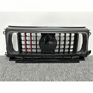 Rejilla de Fibra de Carbono Seca con Luz LED Estilo <span class=keywords><strong>Brabus</strong></span>-Rocket G900 para W464 G500 G63 <span class=keywords><strong>Mercedes</strong></span> G Wagon, Accesorios de Modificación Directo de Fábrica - Product Image 2