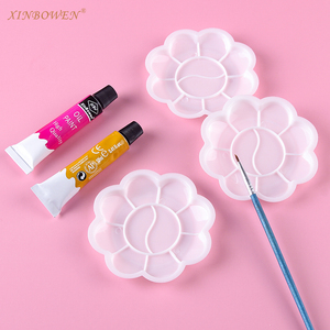 Xinbowen — <span class=keywords><strong>Palette</strong></span> de peinture plastique en forme de fleurs, 8.5Cm, <span class=keywords><strong>Palette</strong></span> personnalisée, huile acrylique pour <span class=keywords><strong>aquarelle</strong></span> - Product Image 2